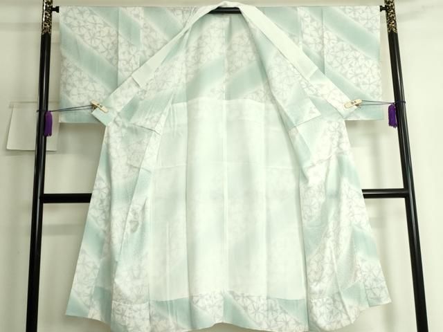 平和屋着物□上質な長襦袢 無双仕立て ゆめしぼり 暈し染め 反端