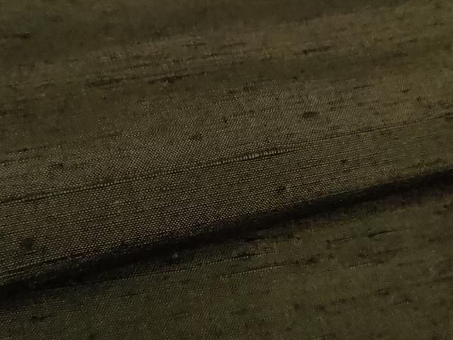 平和屋着物極上 男性 紬 アンサンブル 長羽織 色無地 赤墨茶色 逸品