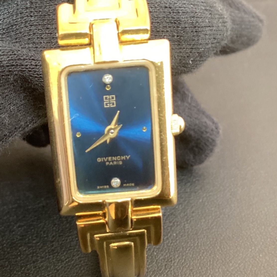 I717 ジバンシー 2Pダイヤ バングルウォッチ ジャンク品 - メルカリ