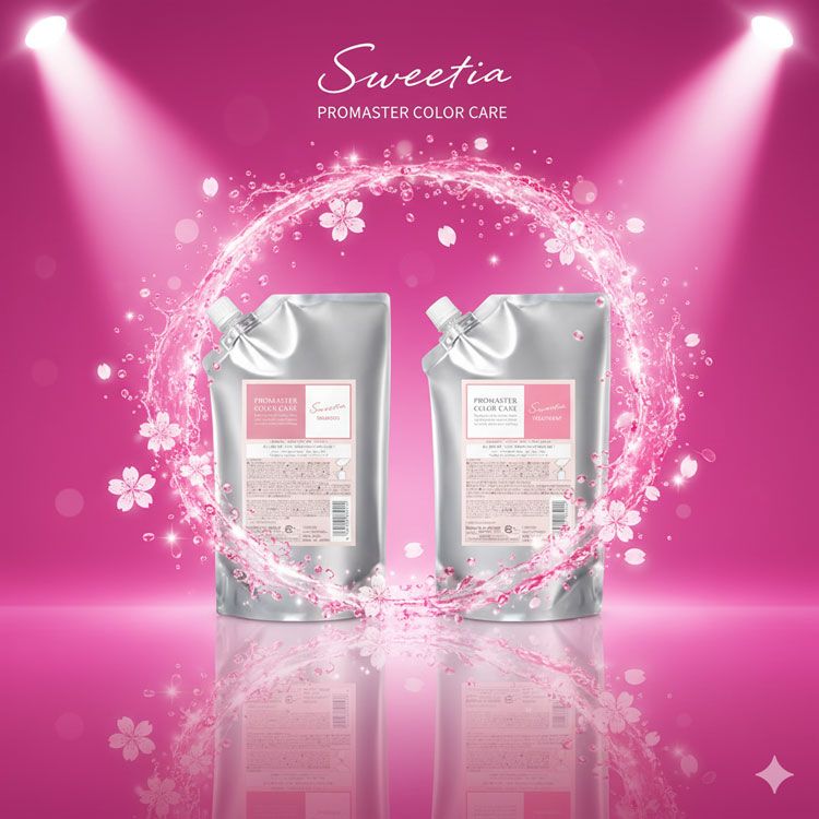 ホーユープロマスタースウィートシャンプー＆トリートメントセット新品未使用品 ホーユー プロマスター カラーケア シャンプー 1000ml トリートメント