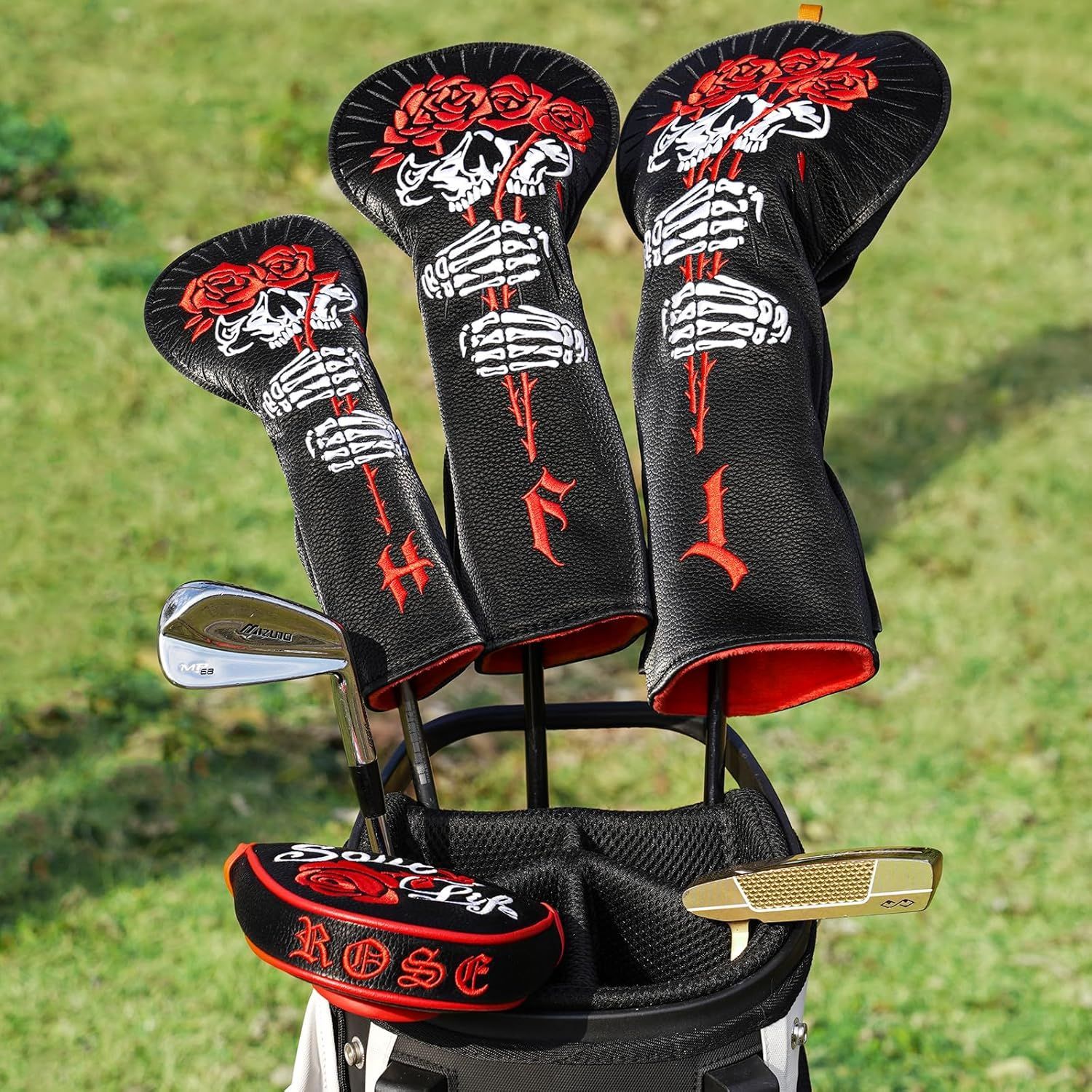 ゴルフクラブヘッドカバー ドライバーヘッドカバー フェアウェイウッド