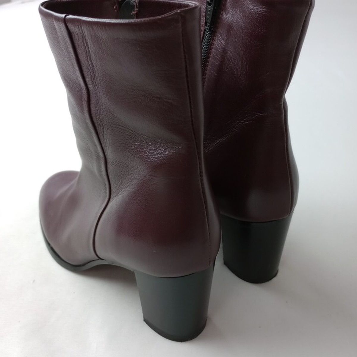 FABIO RUSCONI ファビオルスコーニ レザー ショートブーツ サイド