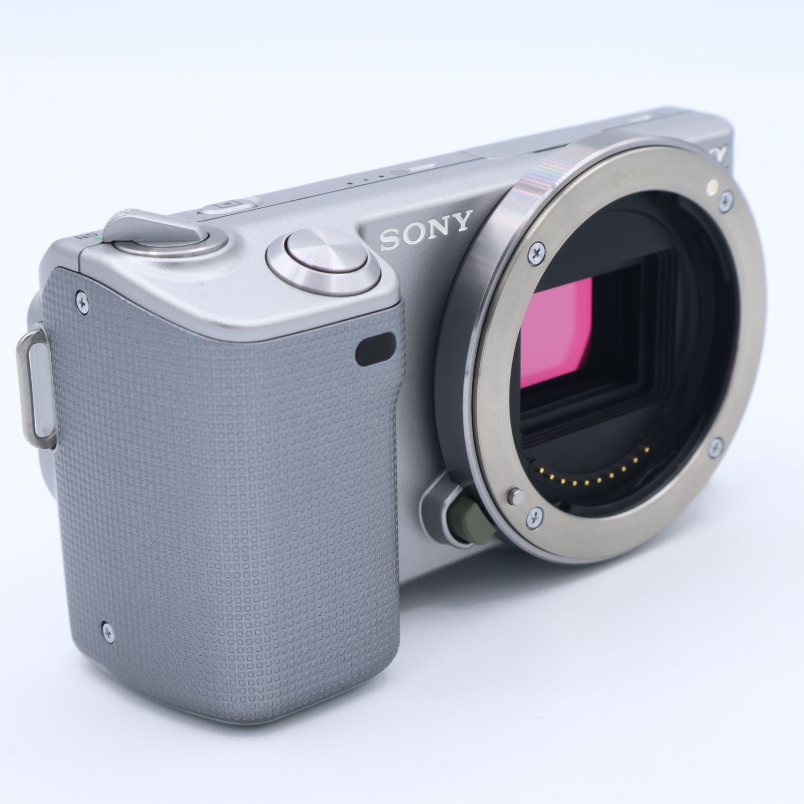 SONY ソニー ミラーレス一眼α NEX-5 ダブルレンズキット シルバー NEX