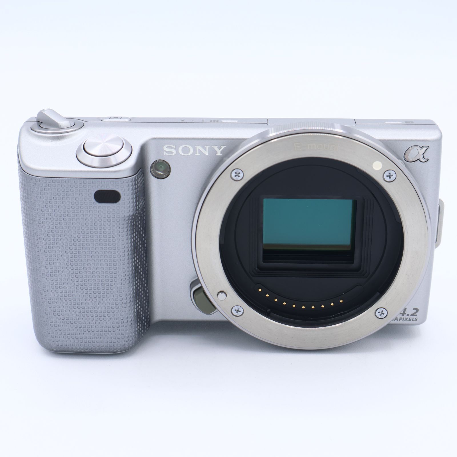 SONY ソニー ミラーレス一眼α NEX-5 ダブルレンズキット シルバー NEX