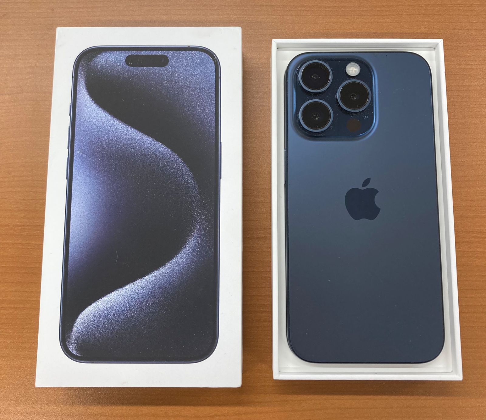 ジャンク品 iPhone 15 Pro 起動不可 128GB ブルーチタニウム Apple