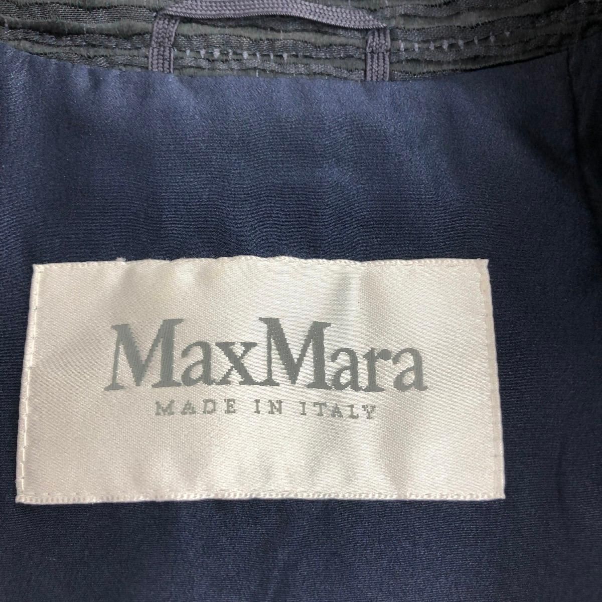 MAX MARA マックスマーラ ジャガード調コート サイズ:36 白タグ  