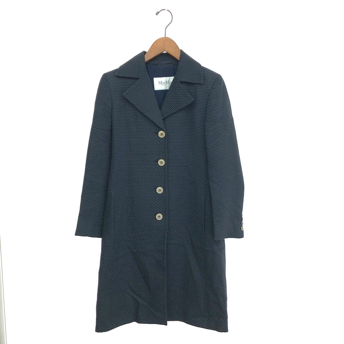 MAX MARA マックスマーラ ジャガード調コート サイズ:36 白タグ  