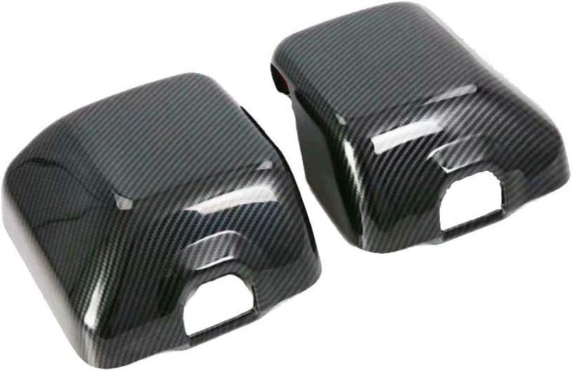 ジープ ラングラー JL 2018-2019 互換 サイドミラーカバー ドアミラーカバー 外装パーツ（カーボン調）