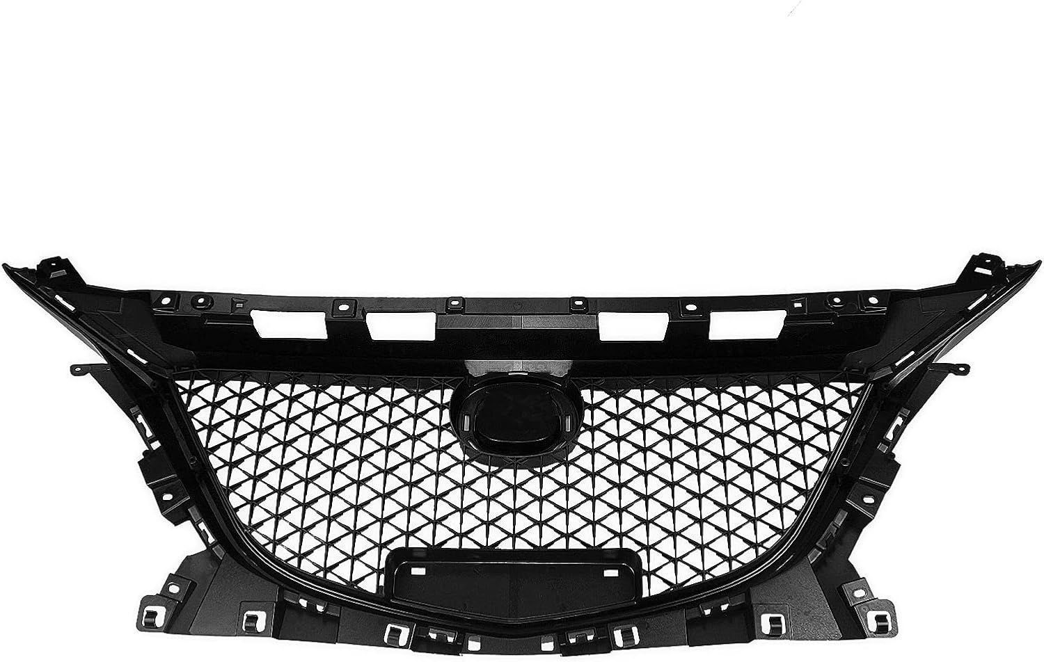 メッキハニカムグリル 車外装パーツ フロントアッパーグリル ハニカムデザイン ブラック カスタムパーツ