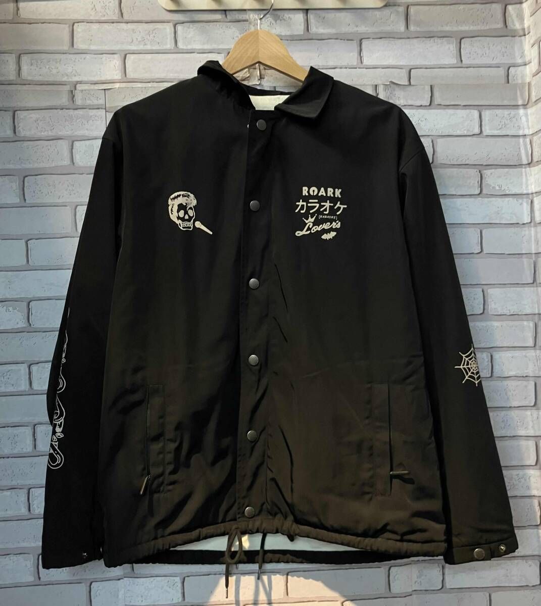 ROARK ロアーク アウター カラオケ サイズM 黒 ブラック