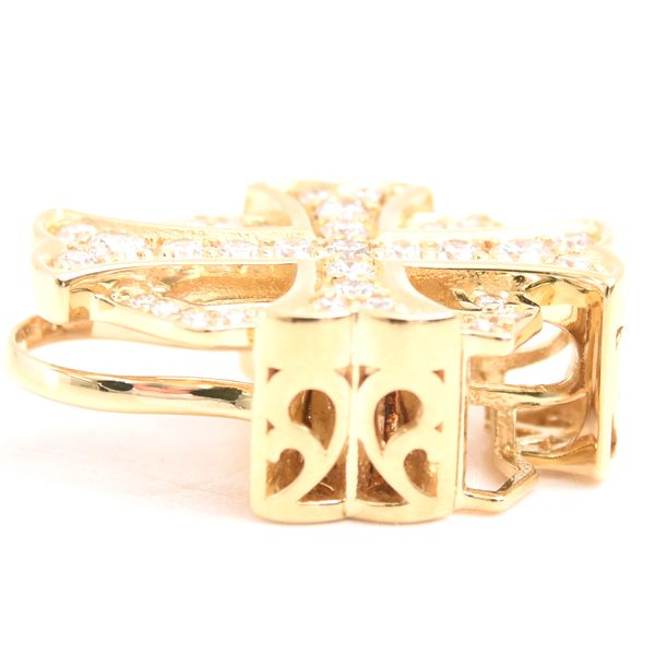 ゆきざき ペンダント ユニセックス ダブルトップ ダイヤモンド