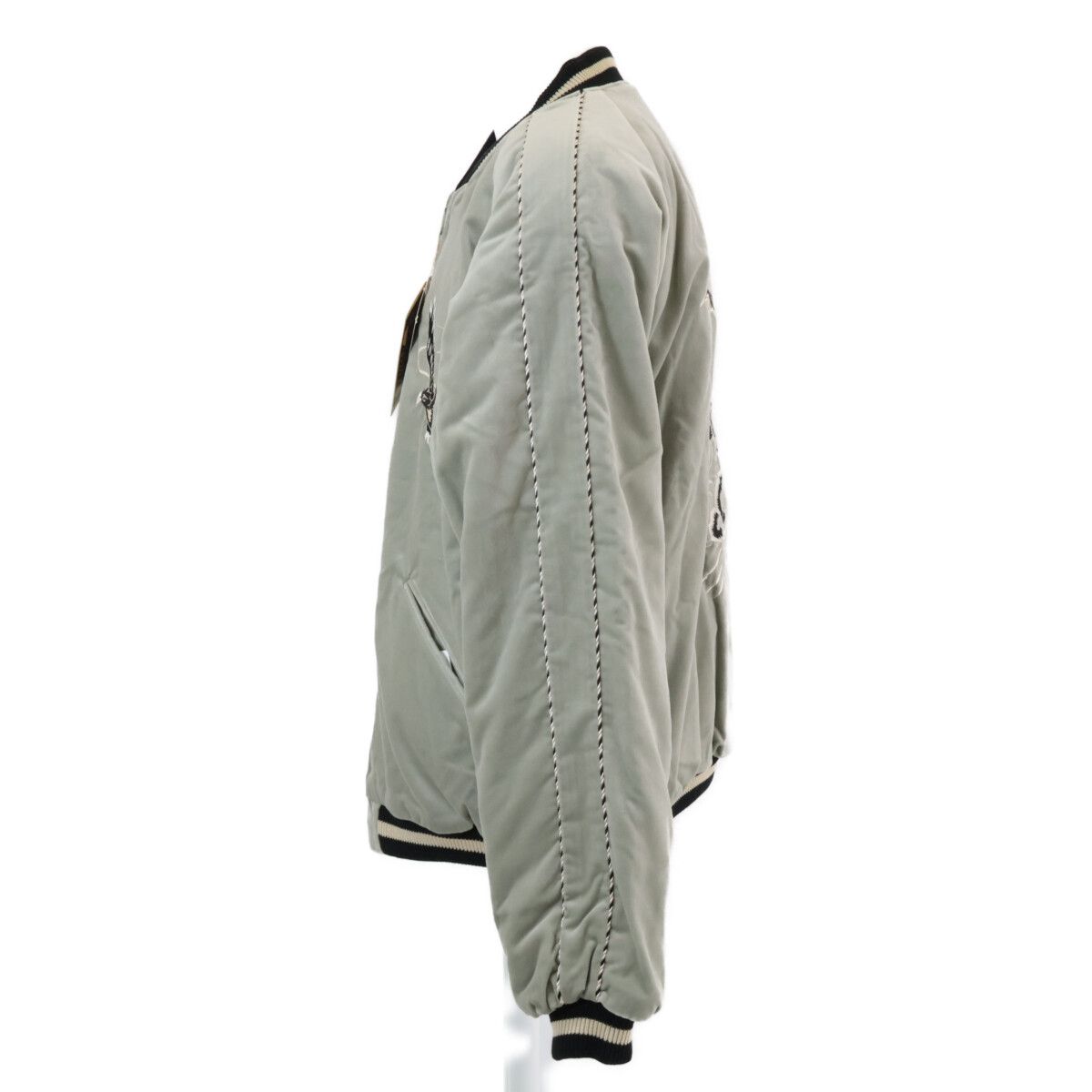 激レア！トーヨーエンタープライス別珍xキルティング　リバーシブル 新品同様！！ TAILOR TOYO】テーラー東洋『別珍 サテンキルト 龍 髑髏 リバーシブル