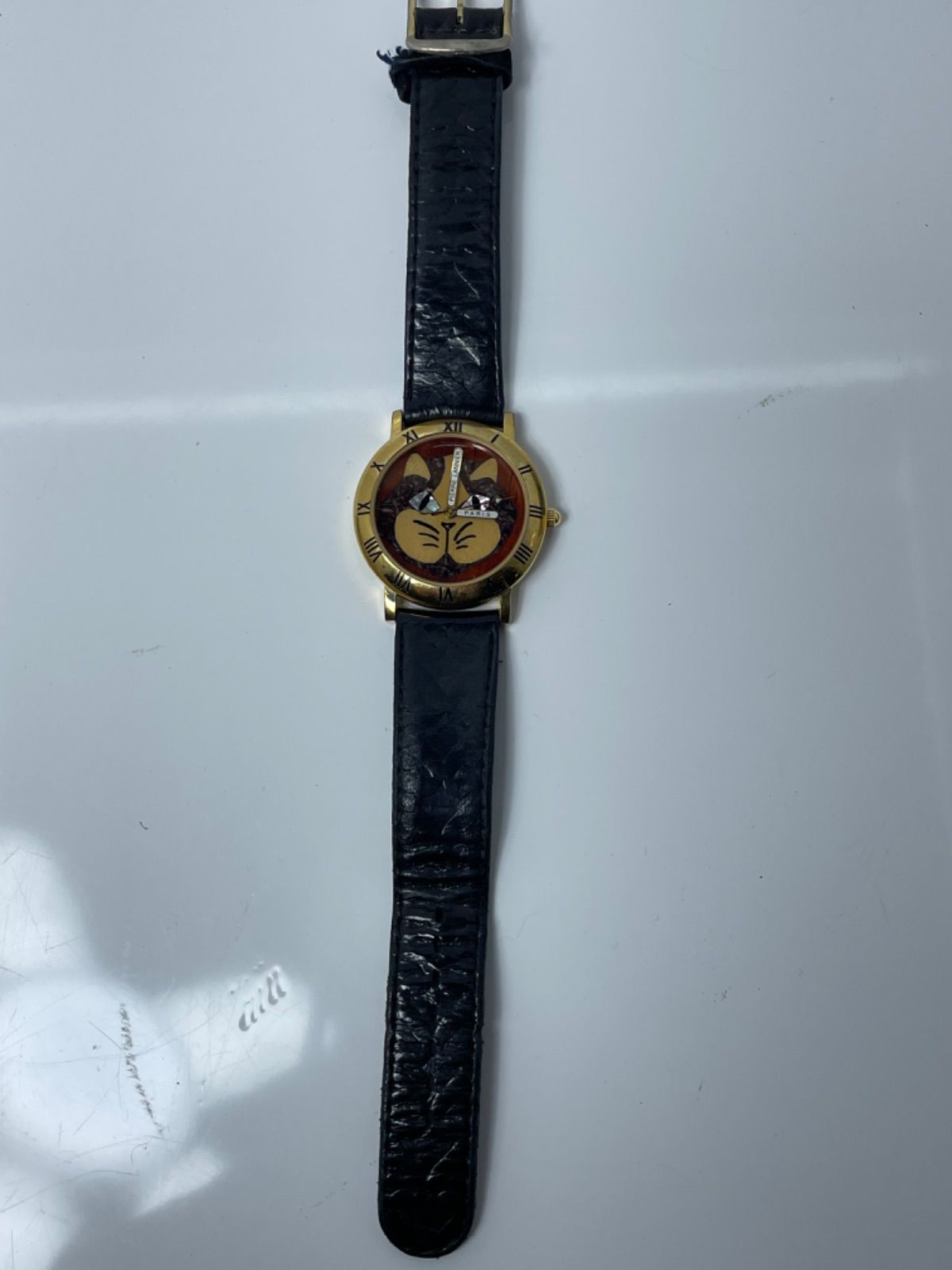 PIERRE LANNIER/ネコ柄シェル文字盤/箱付/希少品 - メルカリ