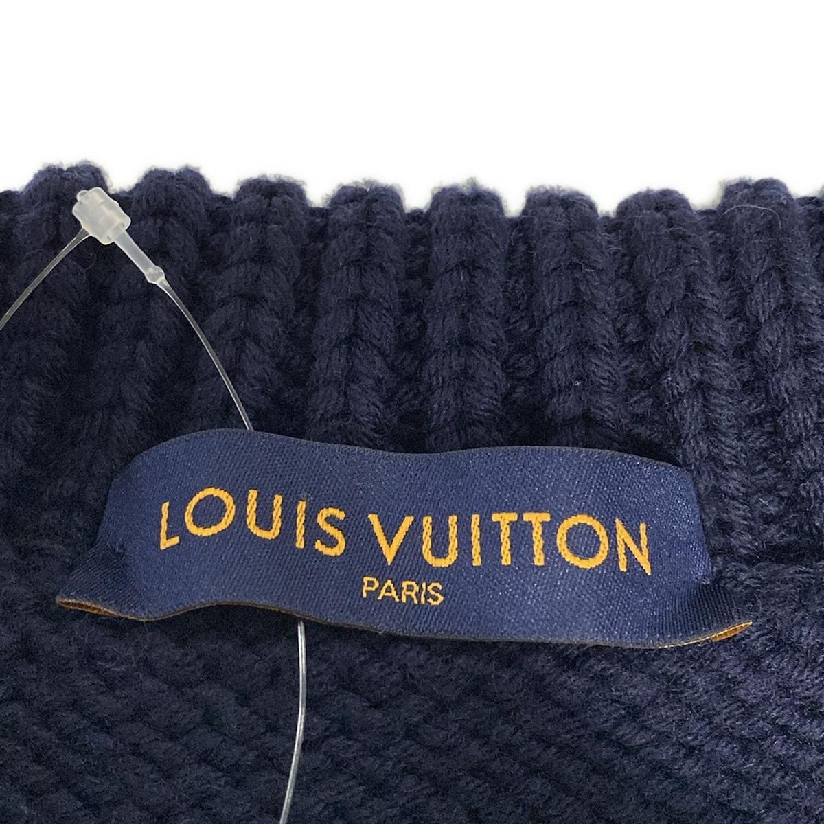 新品 LOUIS VUITTON インタルシアボタン ロゴ ニットブルゾン ルイヴィトン ブルゾン サイズS メンズ LV インタルシアボタン ニット