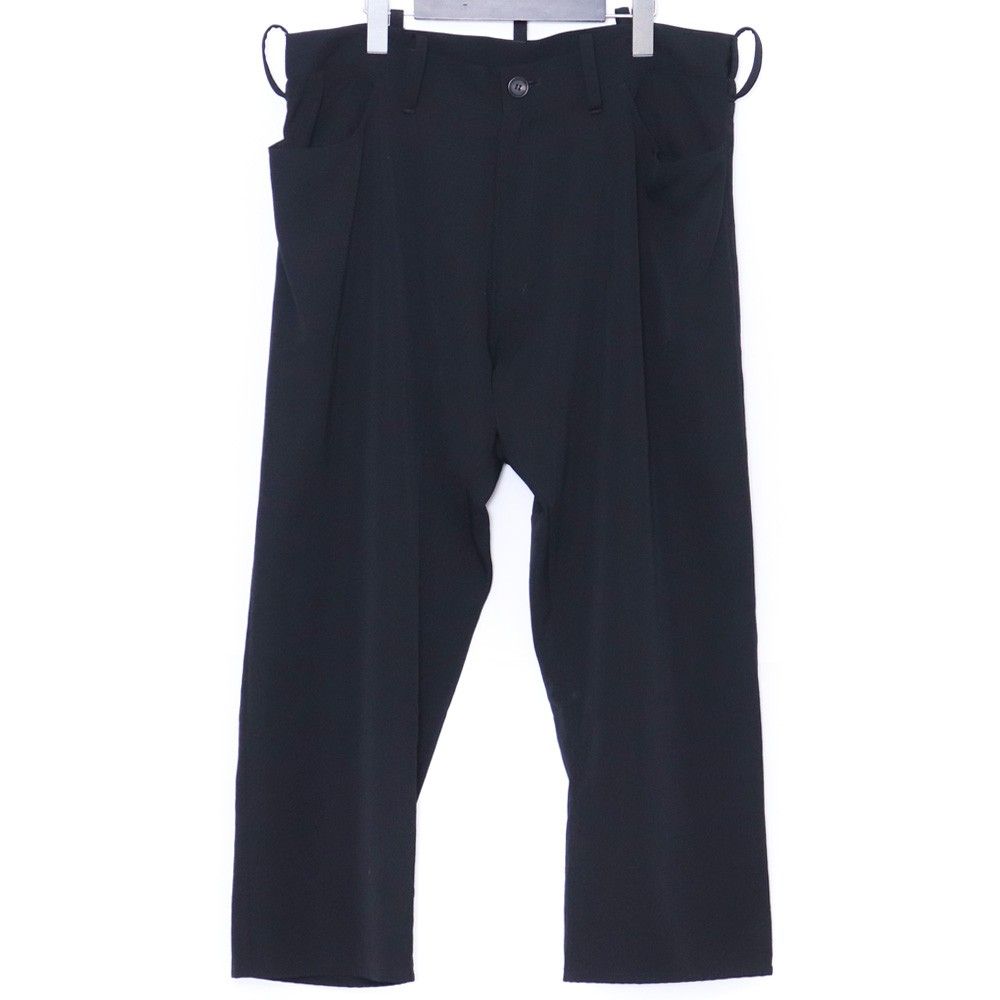 YOHJI YAMAMOTO +NOIR ウール スラックス サイズ1 購入 ブラック ND