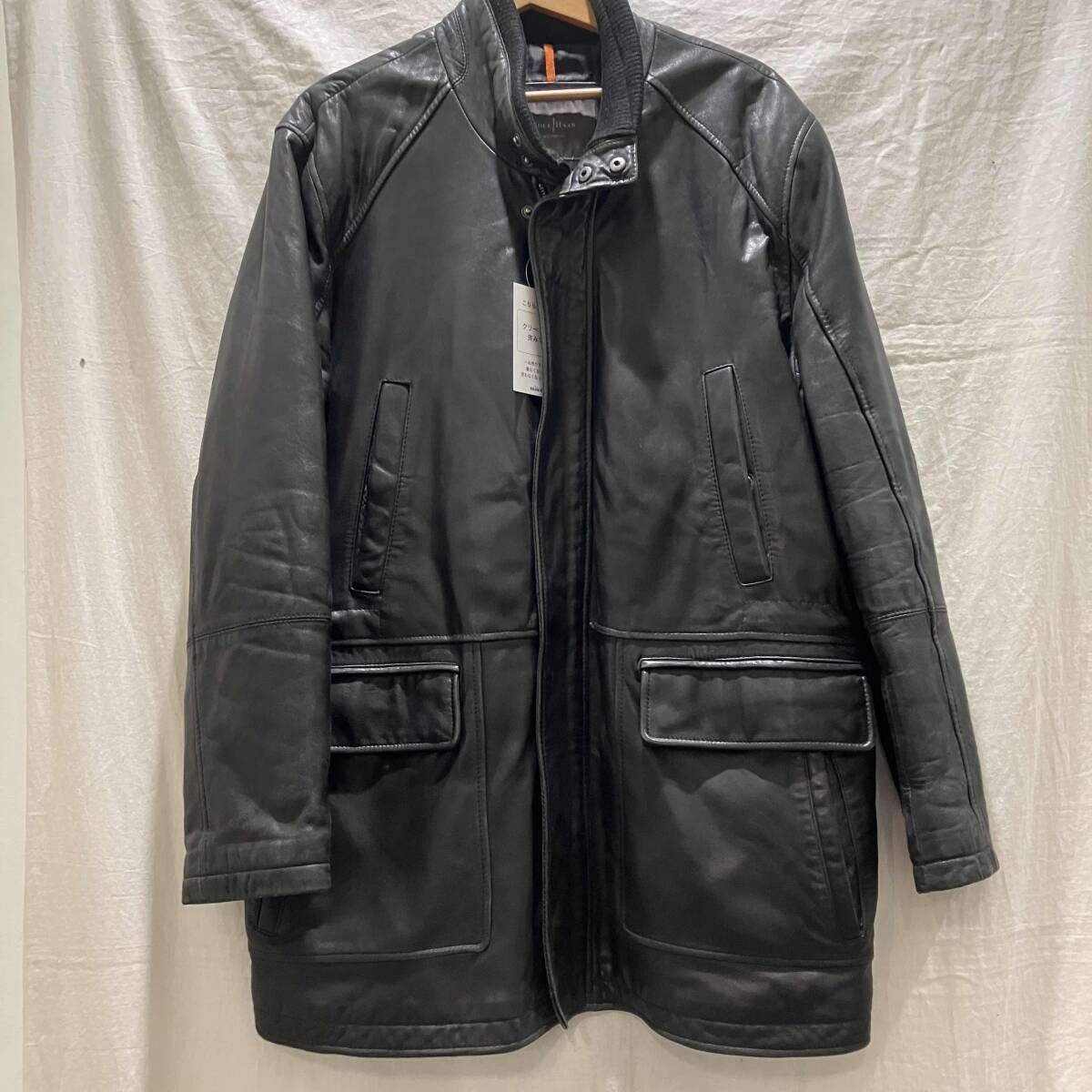 COLE HAAN その他レザージャケット ラムスキンレザー L ブラック