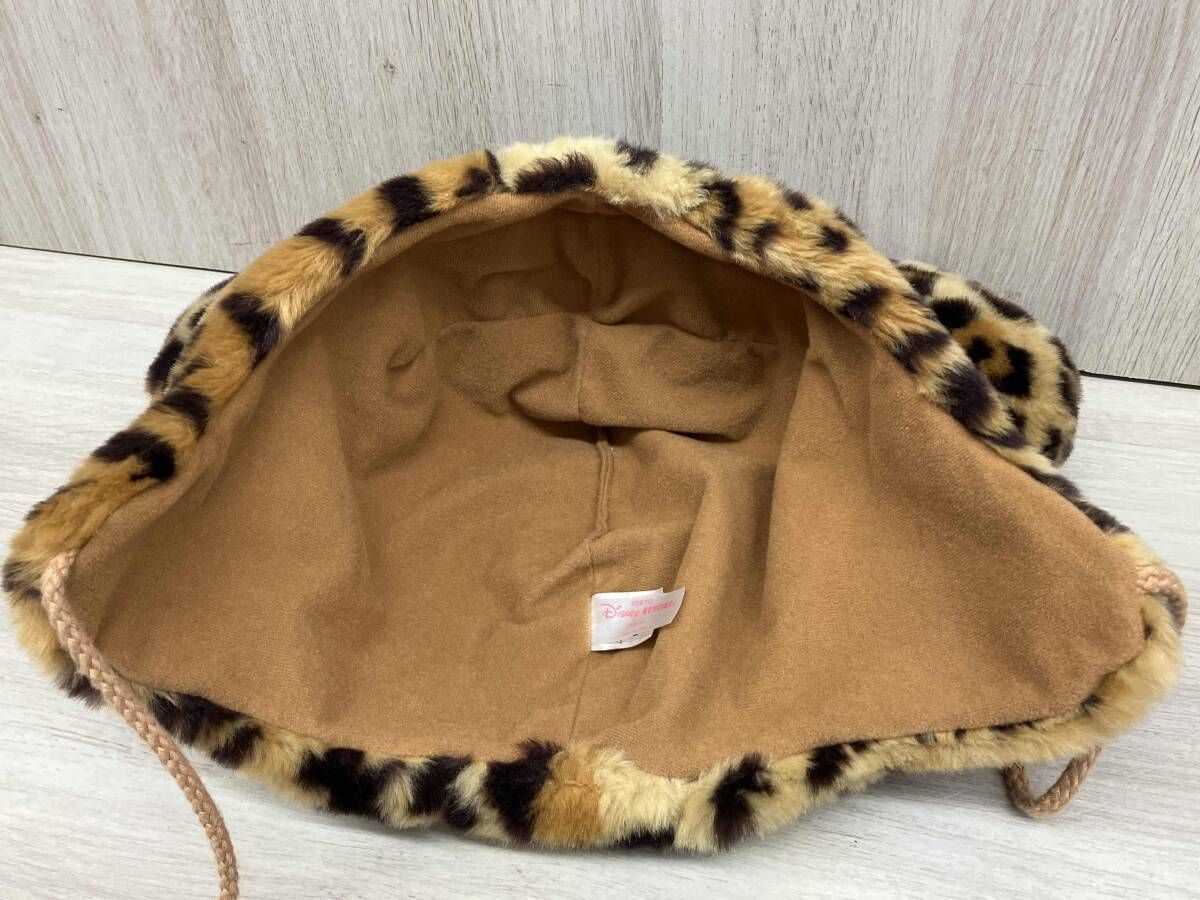 ミニ- ファンキャップ ヒョウ柄 ブラウン 58cm TOKYO Disney RESORT