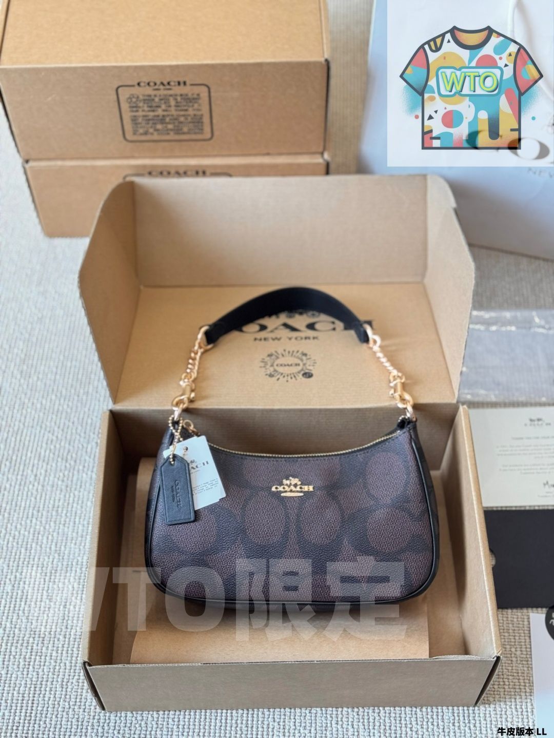 今日特価】Coach Teri 腋下バッグ コーチ テリ アンダーアームバッグ