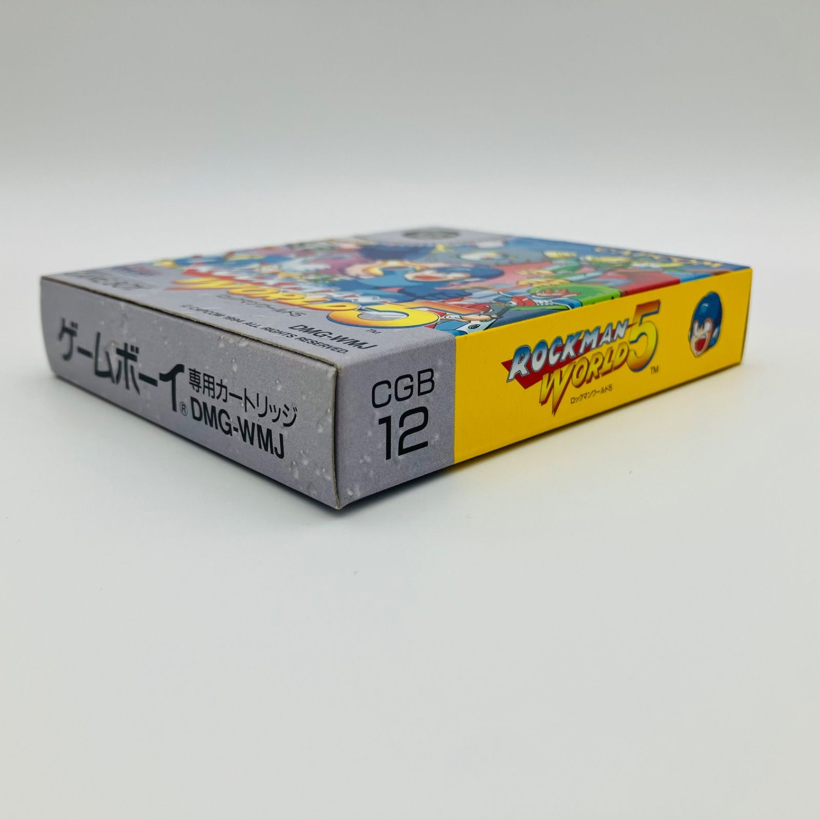 中古 ゲームソフト GB ロックマンワールド 5 箱付 説明書付 ハガキ付