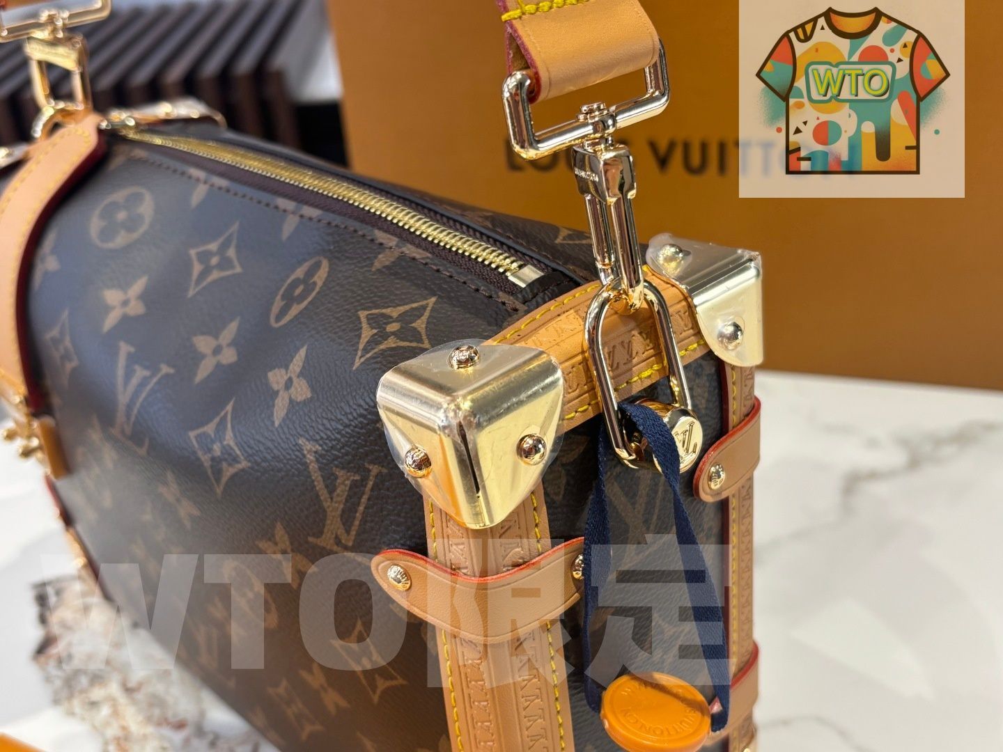 今日特価】LV Side trunk ソフトボックスバッグ（LV Side trunk Soft