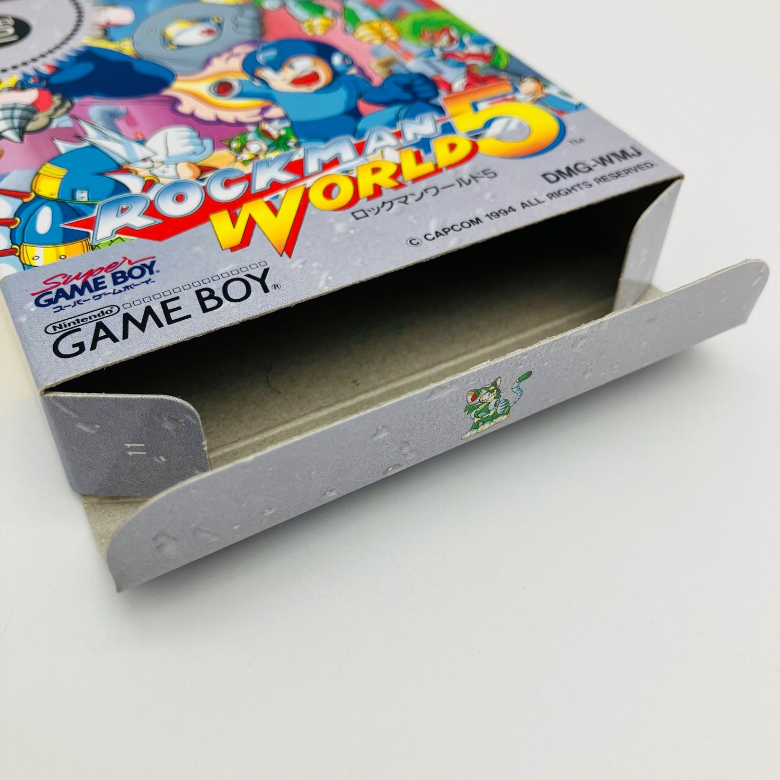 中古 ゲームソフト GB ロックマンワールド 5 箱付 説明書付 ハガキ付