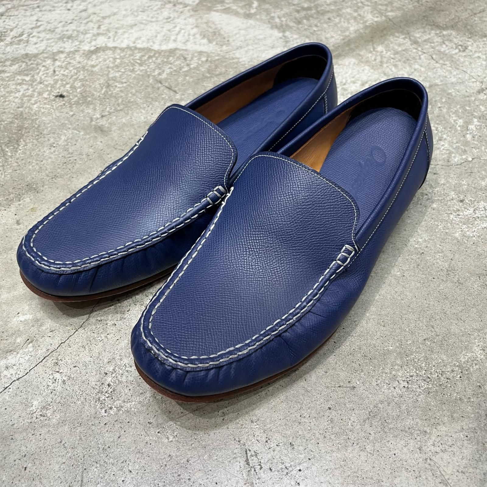 【新品/国内未発売】 SUTOR MANTELLASSI ローファー ネイビー SUTOR MANTELLASSIホワイトネイビー ローファー - メルカリ