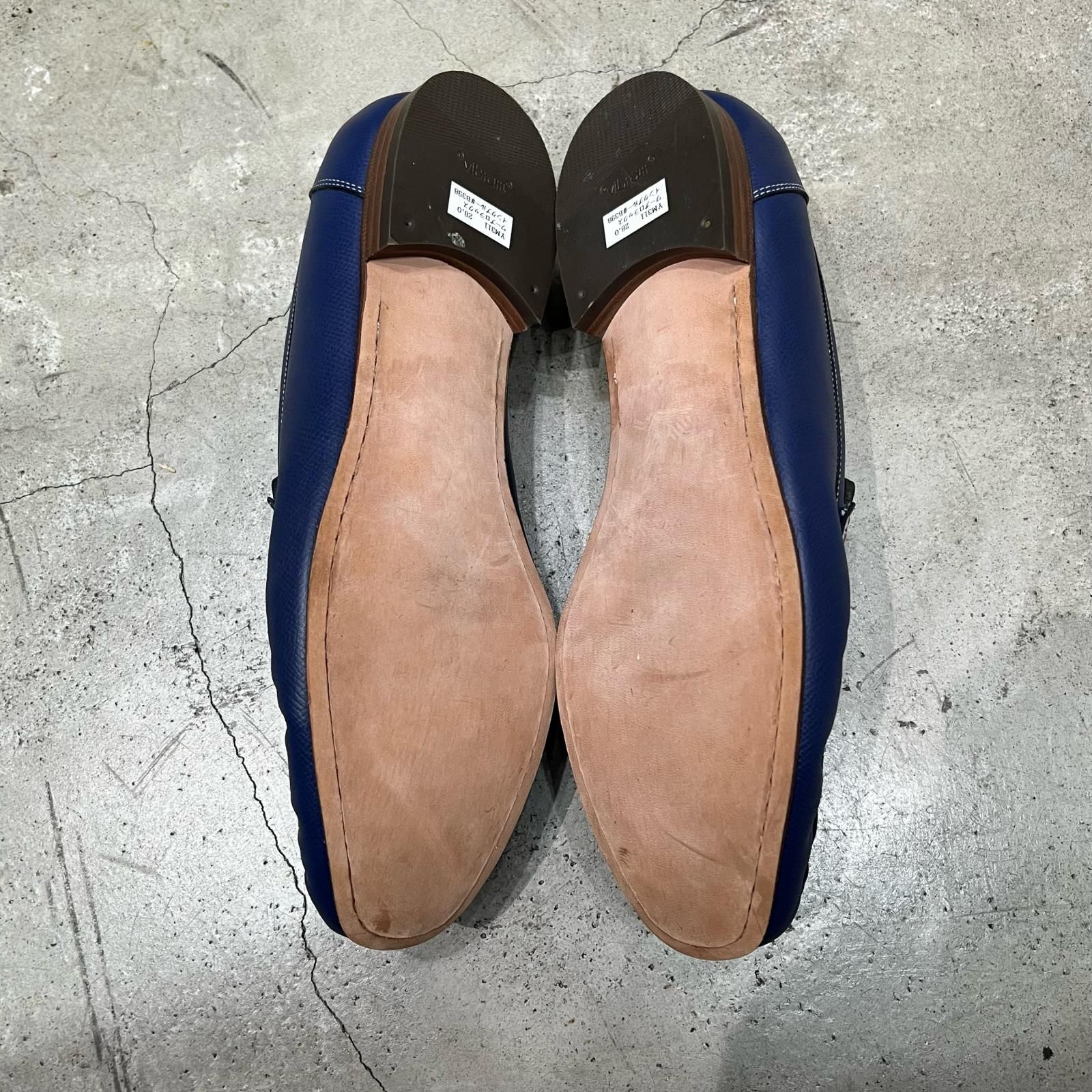 メンズ 未使用 Orquesta Bespoke レザー ローファー スリッポン