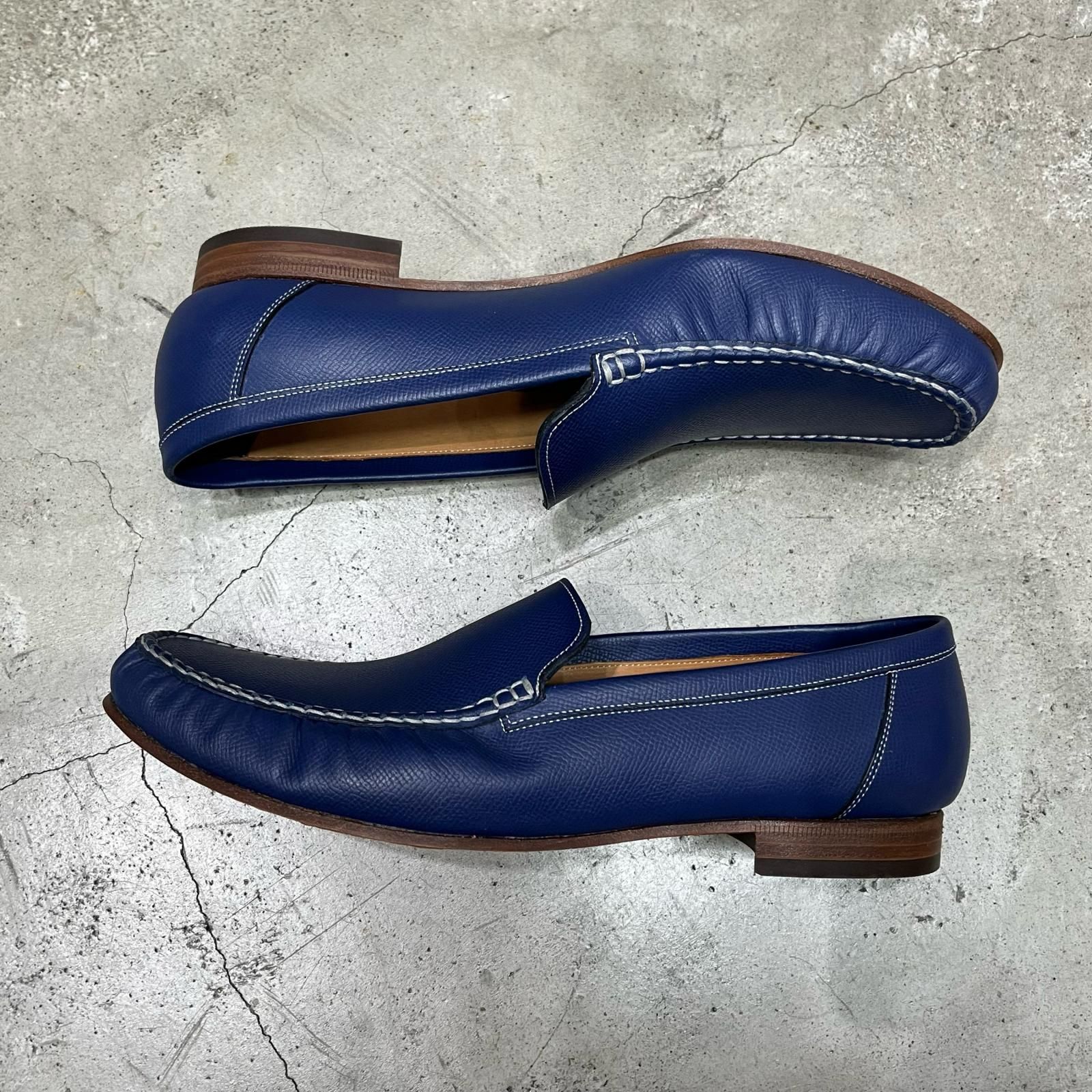メンズ 未使用 Orquesta Bespoke レザー ローファー スリッポン