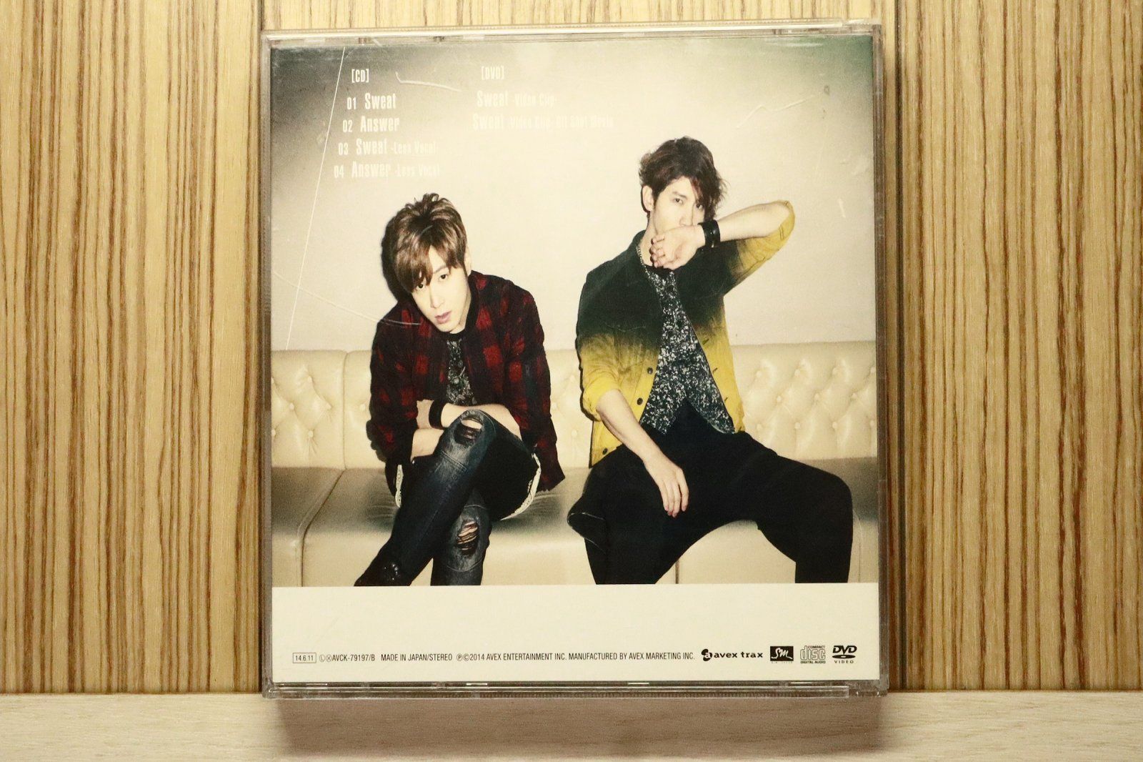 国内盤CD☆東方神起/TOHOSHINKI□ Sweat / Answer (CD+DVD) (初回生産