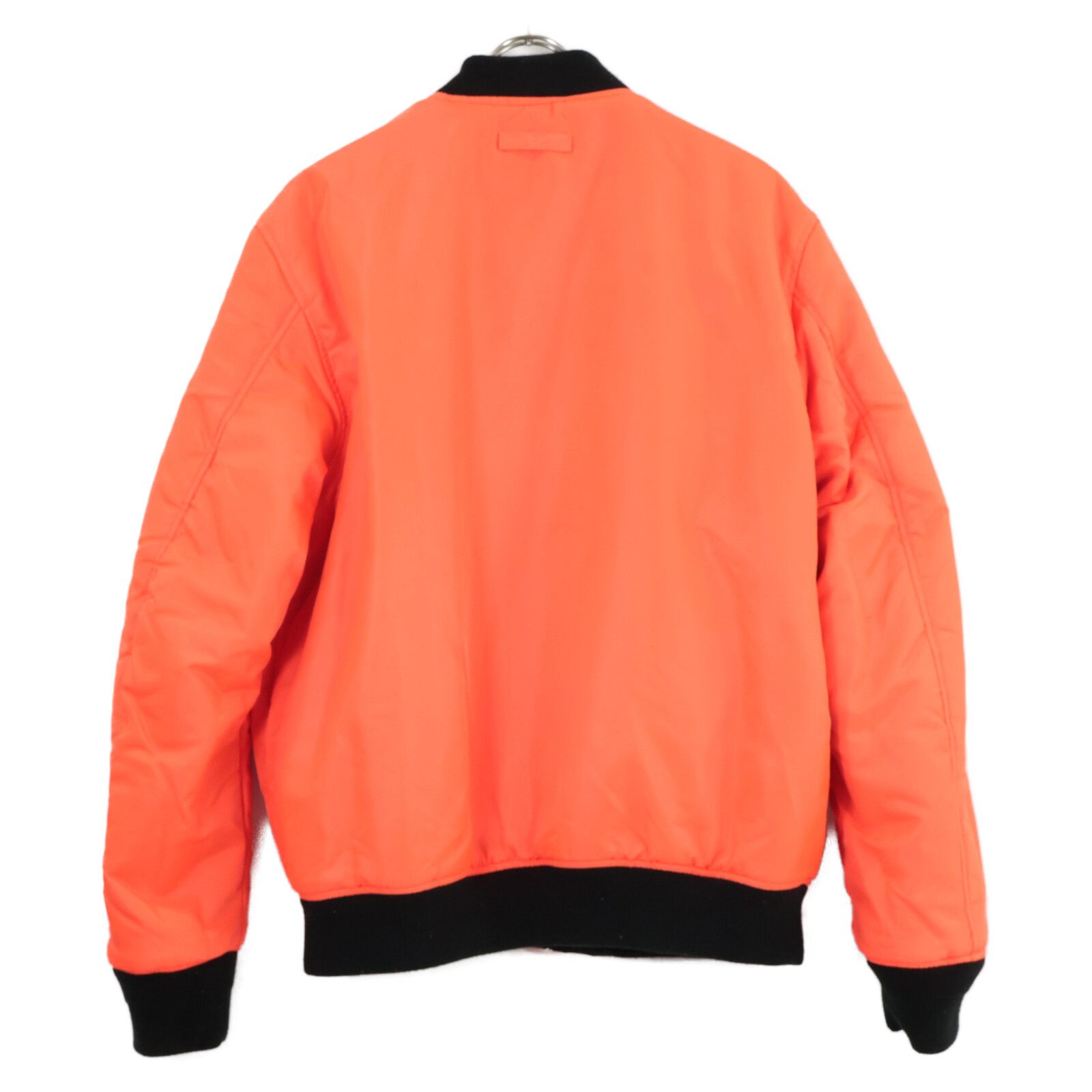 メンズ DIESEL ディーゼル ﾌﾞﾗｯｸ×ｵﾚﾝｼﾞ J-ROSS-NEW LOGO-REV ｼﾞｬｹｯﾄ M