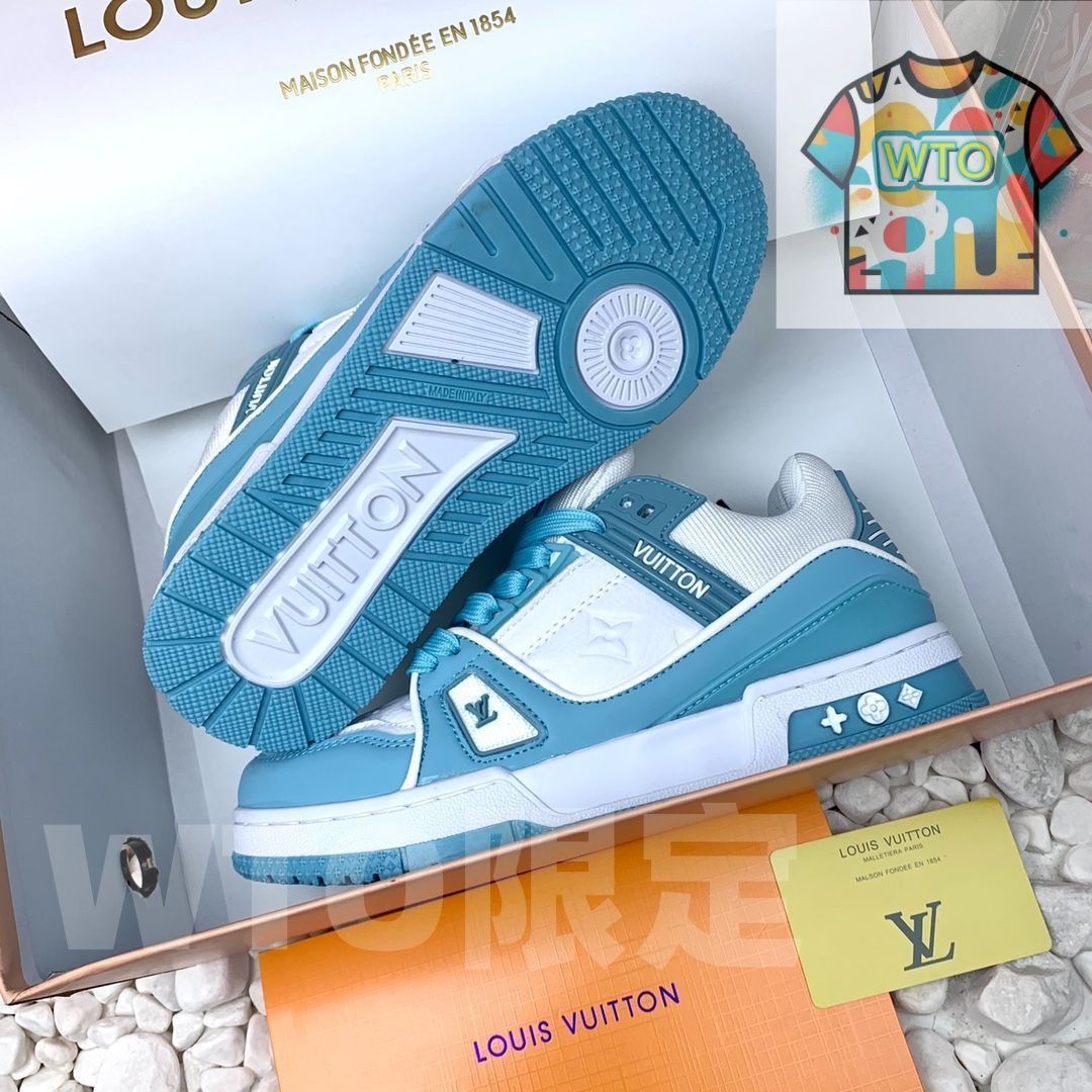 LOUIS VUITTON Trainer レザーカジュアルロートップファッション