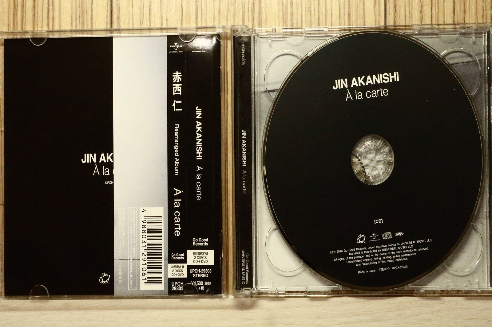 国内盤CD☆赤西仁/Jin Akanishi□ A la carte(初回限定盤)(DVD付