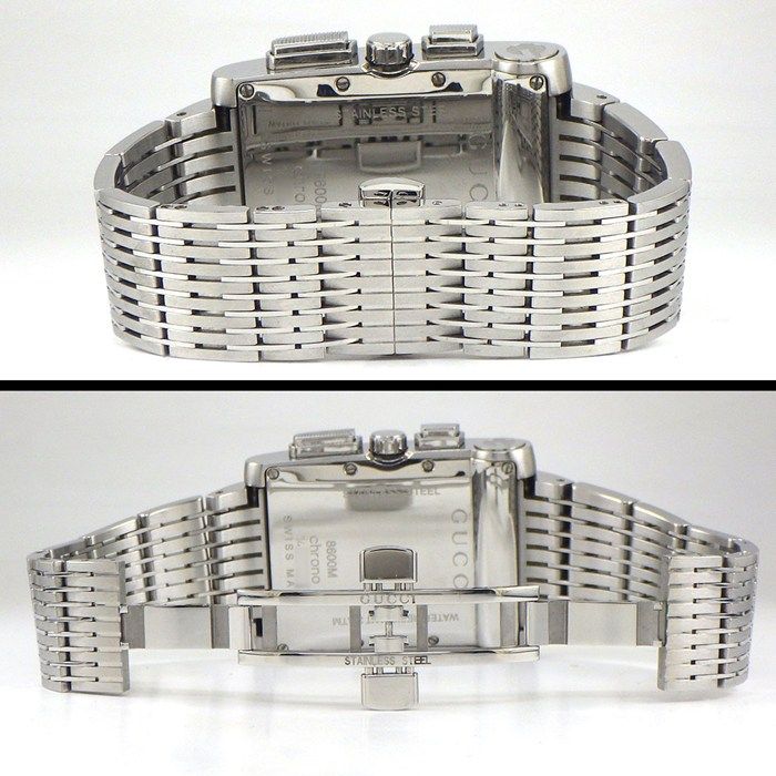 GUCCI グッチ 8600M Gメトロ クロノグラフ 腕時計 正規品 グッチ 8600M Gメトロ クロノグラフ ステンレススチール スイス製