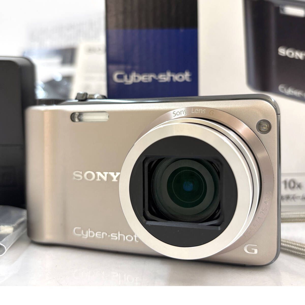 ソニー】SONY Cyber-shot DSC-HX5 デジカメ＋バッテリー、充電器 #P327