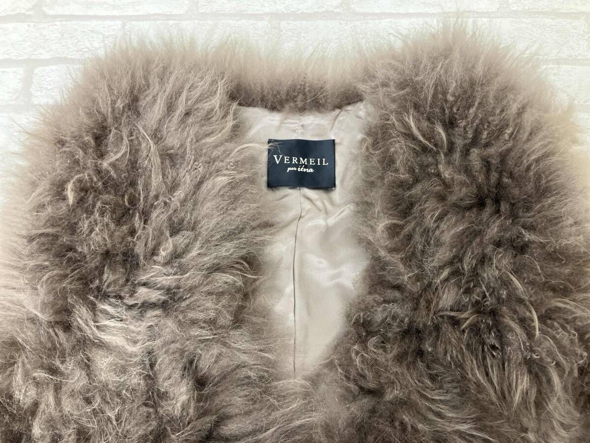 VERMEIL per IENA カシミアファーロングジレ 2026年最新】Vermeil par iena ヴェルメイユパーイエナ ファージレの