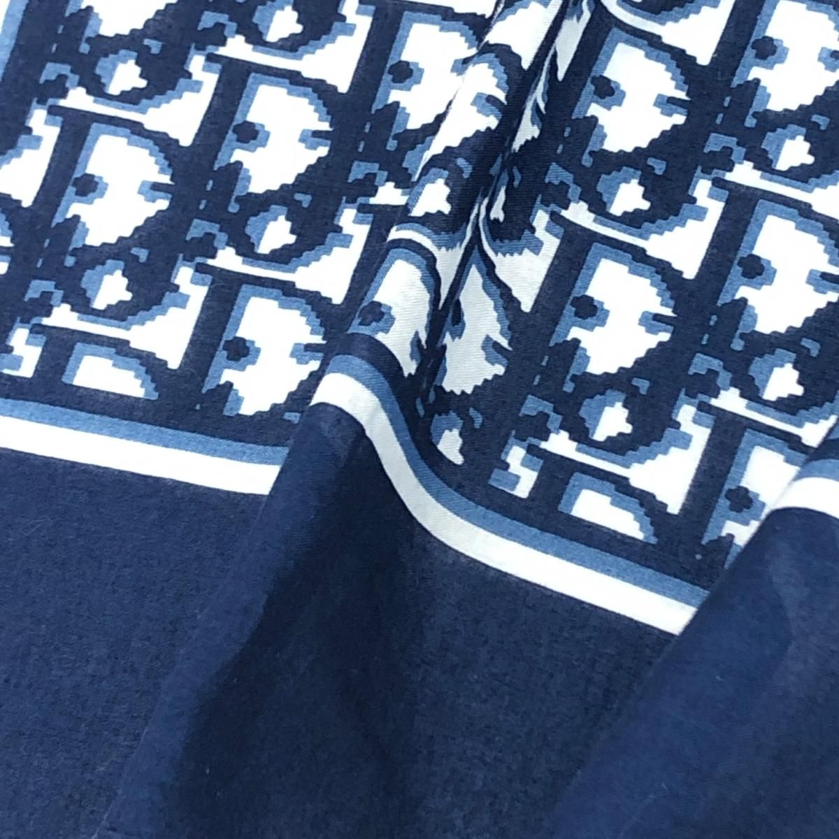 Christian Dior クリスチャンディオール コットンスカーフ トロッター