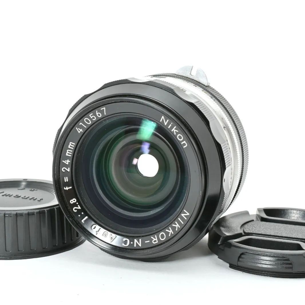 オールドレンズ NIKKOR-N・C Auto 24mm f/2.8 Nikon Nikkor N.C Auto 24mm f/2.8 広角レンズ 非Ai MF フルサイズ対応
