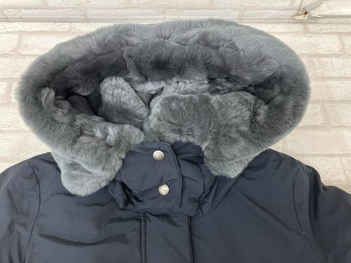 WOOLRICH 1602177 BOW BRIDGE ファーフーデッドダウンコート ウール 