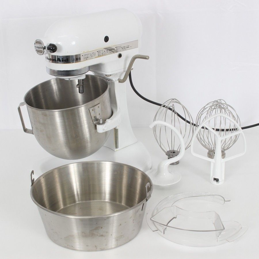 キッチンエイド KSM5WH ホワイト ボウルリフト スタンドミキサー