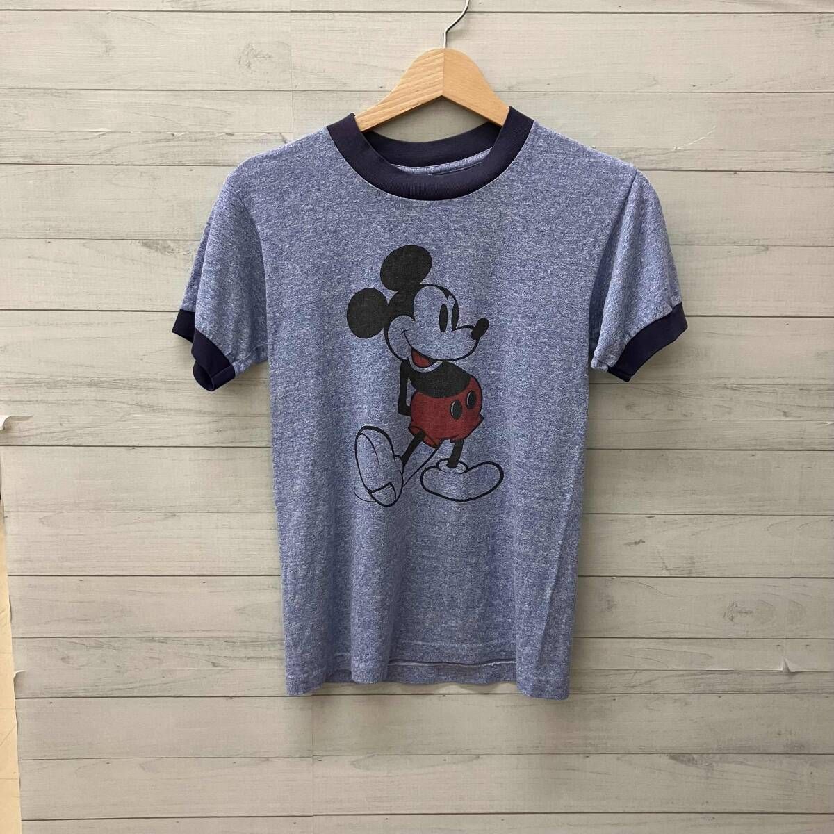 Disney ディズニー 半袖Tシャツ Mickey Mouse Marl Ringer T-shirts 