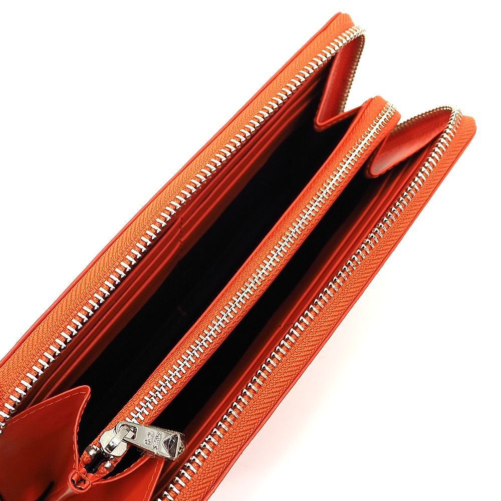 未使用品 Paul Smith マーケトリーラビット ラウンド レザーウォレット