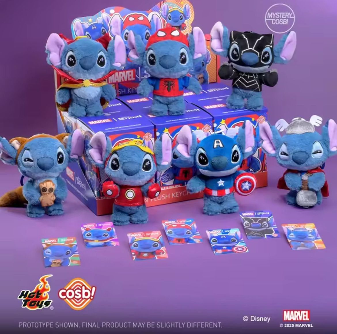 1,000円オトクな2セット【即納】 COSBI コスビ スティッチ MARVEL