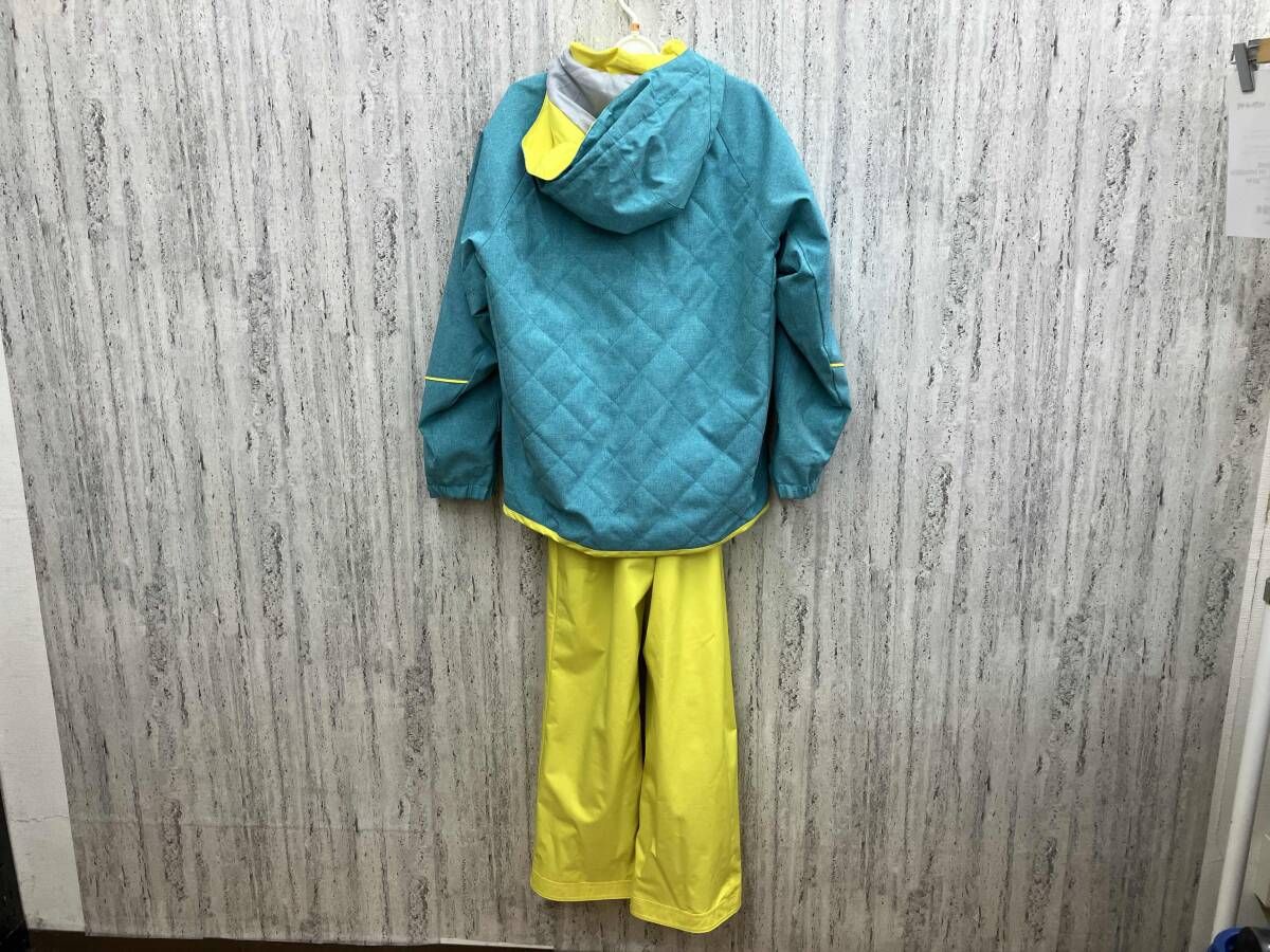 DESCENTE デサント スキーウェア 上下セット 160cm ライトブルー