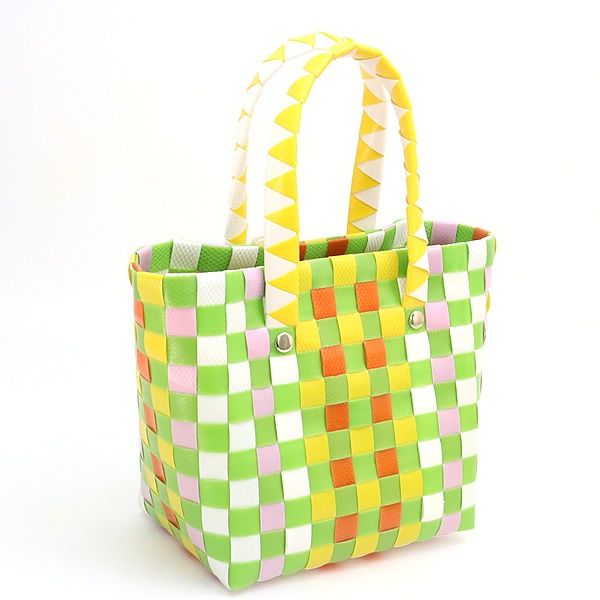 広尾店】未使用 マルニ MARNI マイクロバスケットバッグ マルチカラー