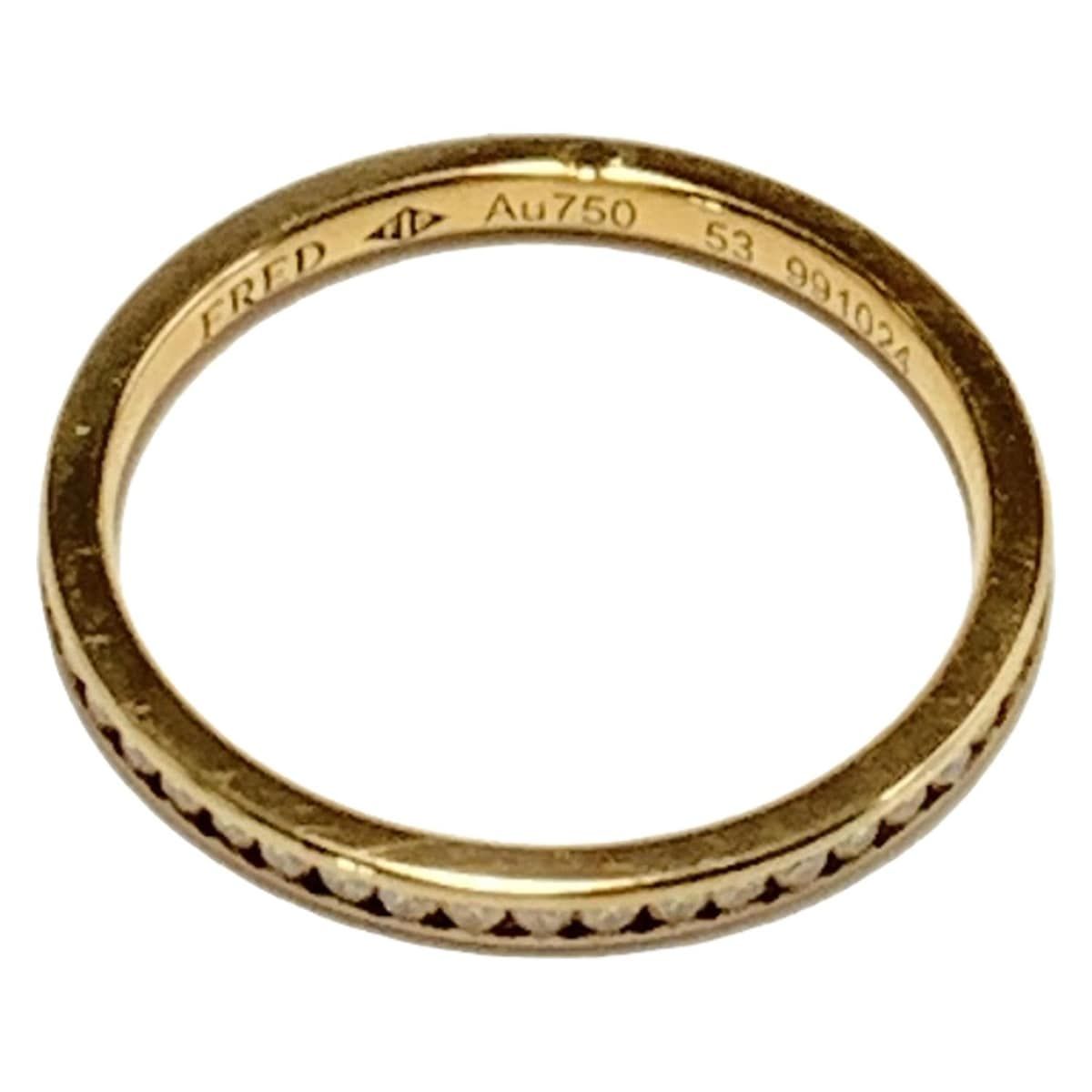 FRED フレッド K18PG 指輪 ダイヤモンド 早い者勝ち 指輪 早い者勝ち FRED フレッド K18PG 指輪 ダイヤモンド 早い者勝ち
