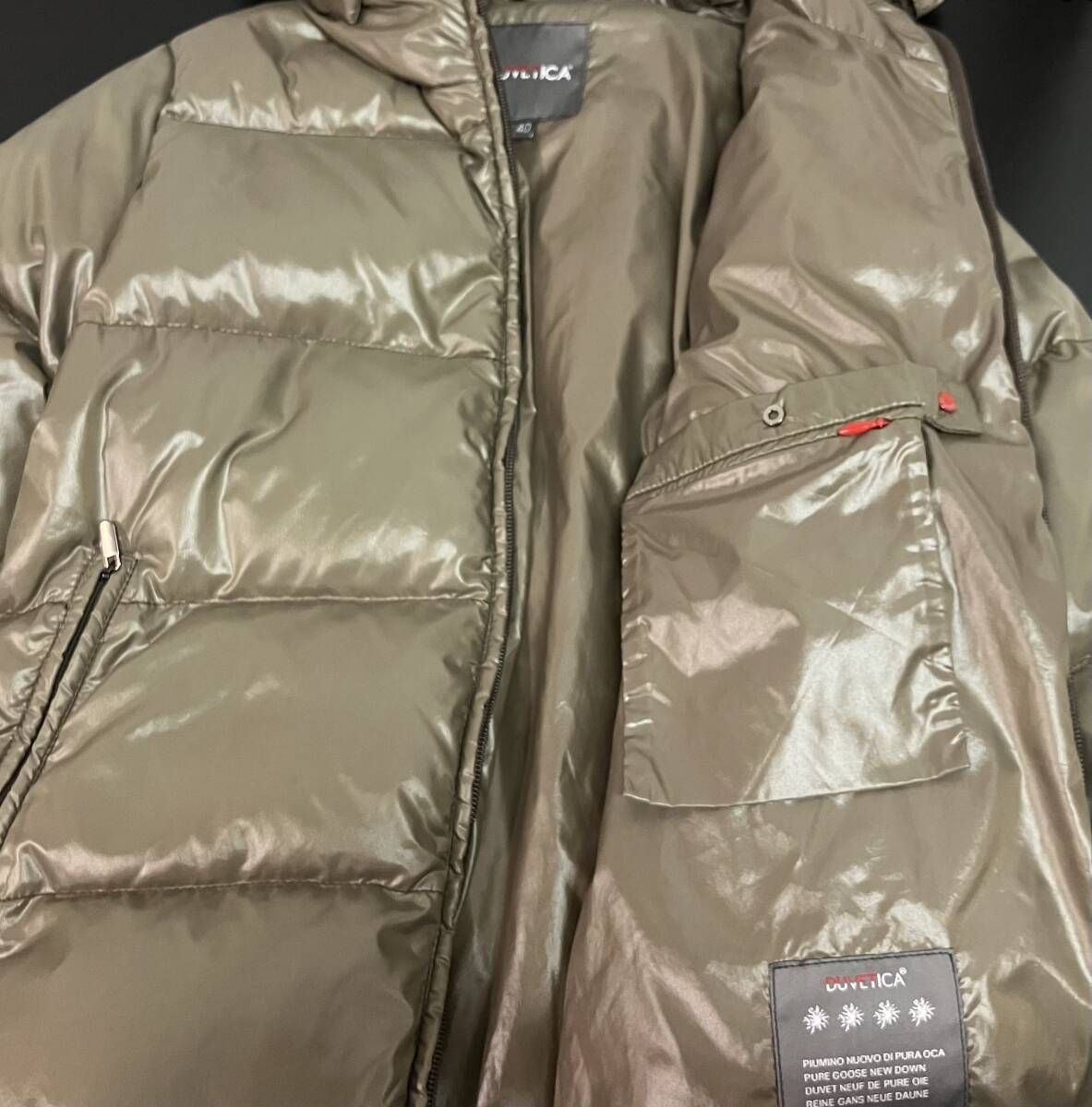 DUVETICA デュベティカadhara ダウンジャケット カーキ サイズ40