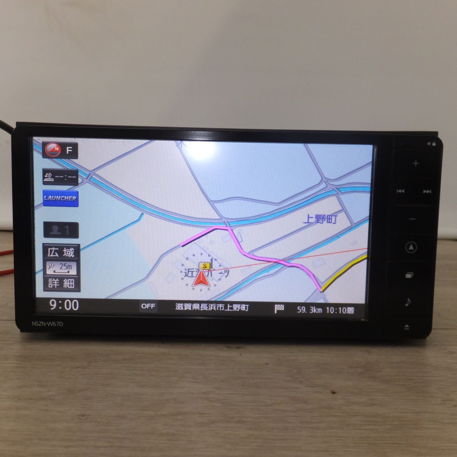 はた　ダイハツ純正ナビ NSZN-W67D 送料無料] 現状品☆パナソニック製 ダイハツ 純正 ワイド スタンダード