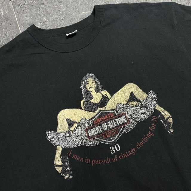 SAPEur Tシャツ XXL SAPEur GREAT OF ALL TIME BIKEGIRL TEE SIZE-XXL サプール バイク