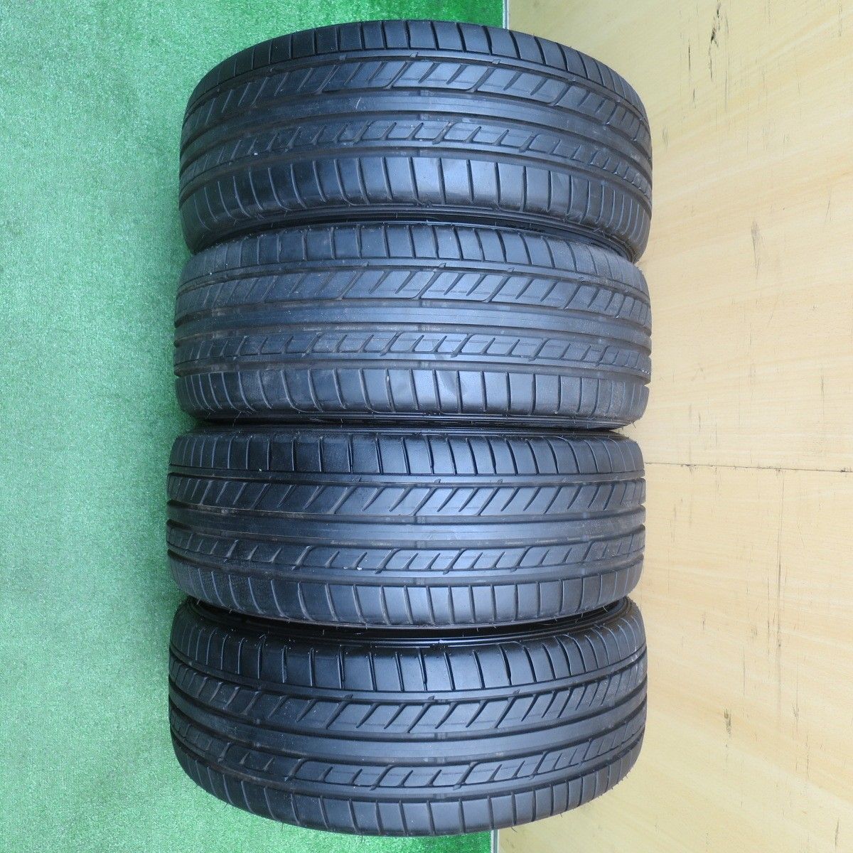 グッドイヤー195/50R15 4本セット　バリ溝 バリ溝！23年！9.5分☆5ZIGEN DIV.3 N1R 195/50R15 グッドイヤー