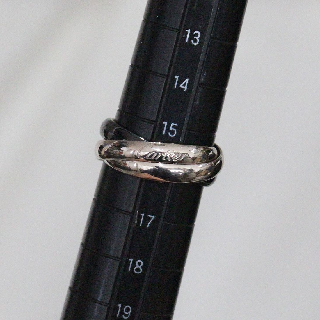 カルティエ トリニティリング 15号(55) Au750/CE 箱保 E1931 - メルカリ